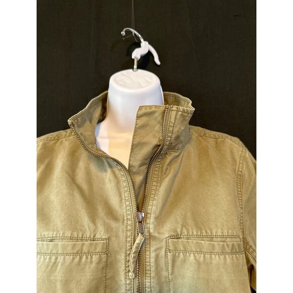 J CREW Military Green Gorpcore Streetwear Utility wear Zip Jacket M - Picture 10 of 16